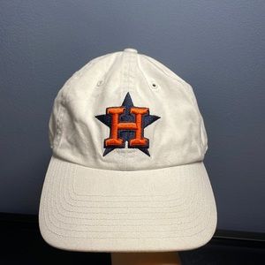 White Houston Astros 47 hat adjustable
